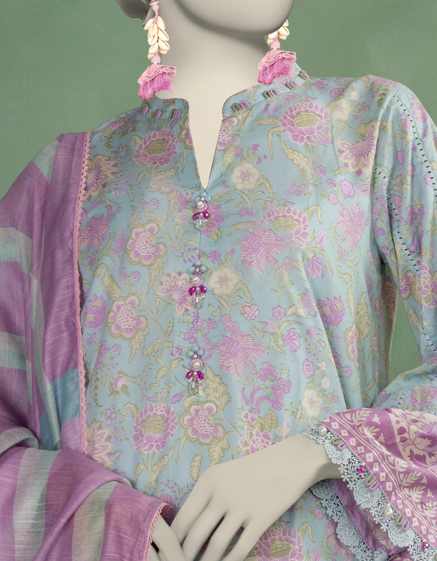 MULTICOLOR LAWN 2PC UNSTITCHED | JLAWN-S-JDS-25-1106 CHINTZ-3 - Image 4