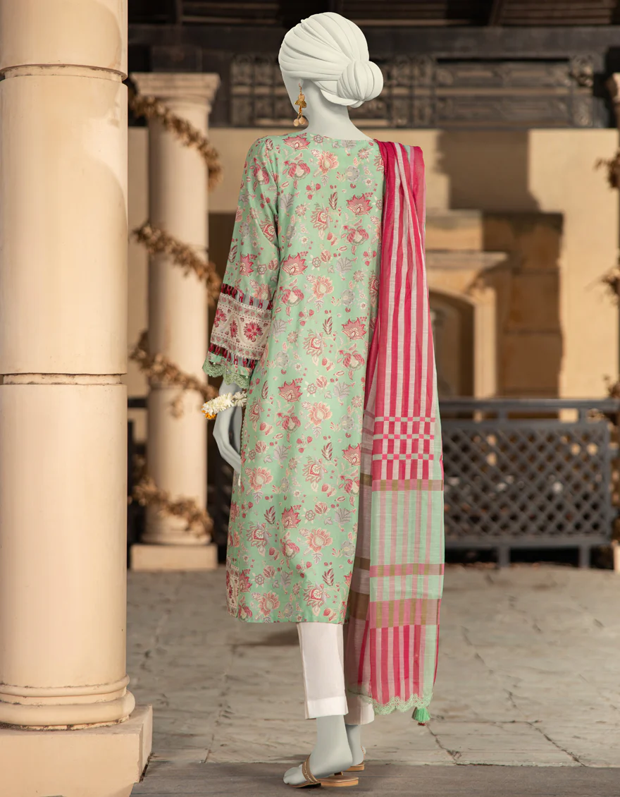 MULTICOLOR LAWN 2PC UNSTITCHED | JLAWN-S-JDS-25-1107 CHINTZ-4 - Image 2