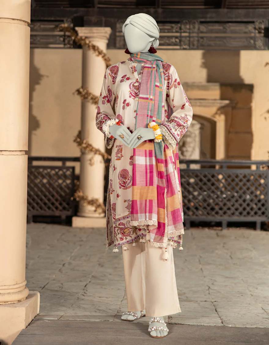 MULTICOLOR LAWN 2PC UNSTITCHED | JLAWN-S-JDS-25-1110 CHINTZ-7