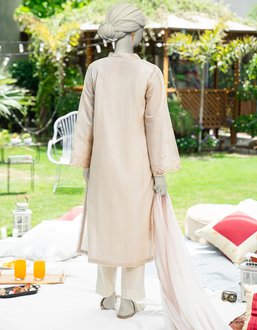 BEIGE DYED 2PC STITCHED | JLAWN-S-JDS-25-1122/ - Image 2