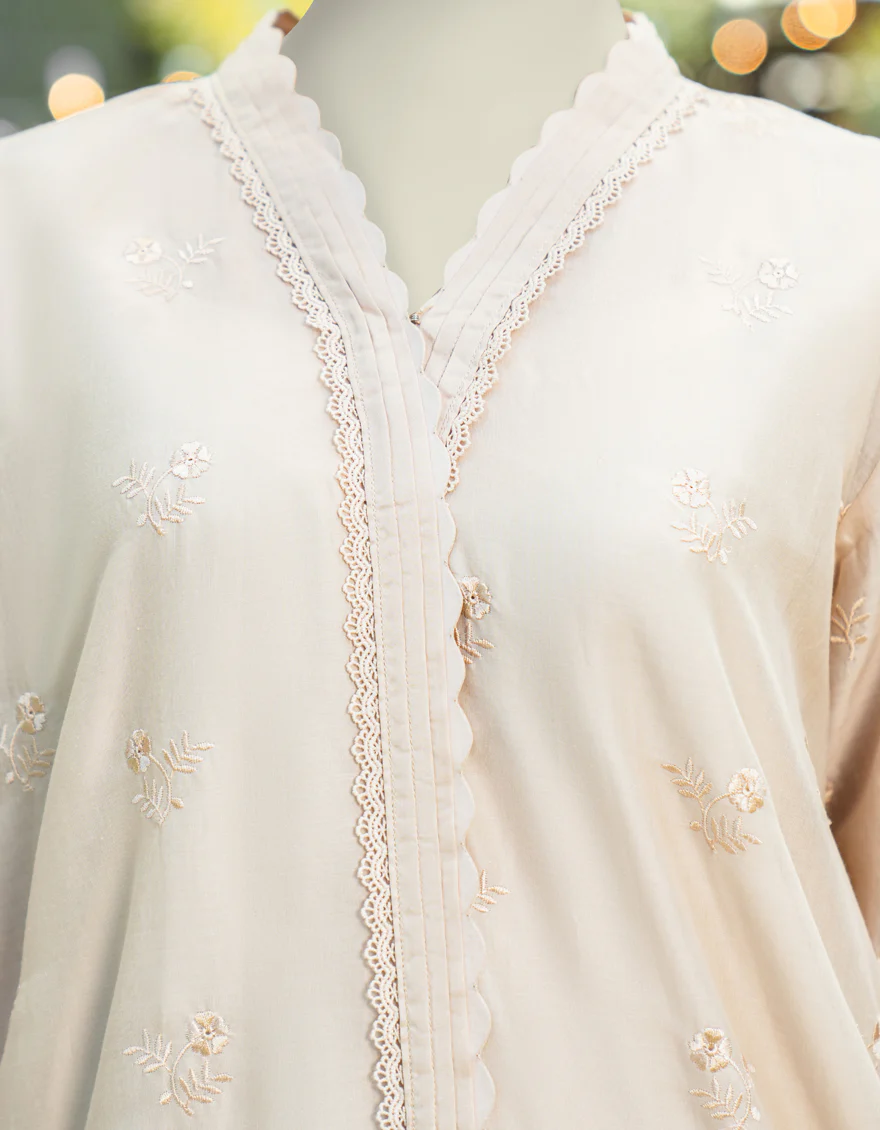 BEIGE DYED 2PC STITCHED | JLAWN-S-JDS-25-1122/ - Image 4