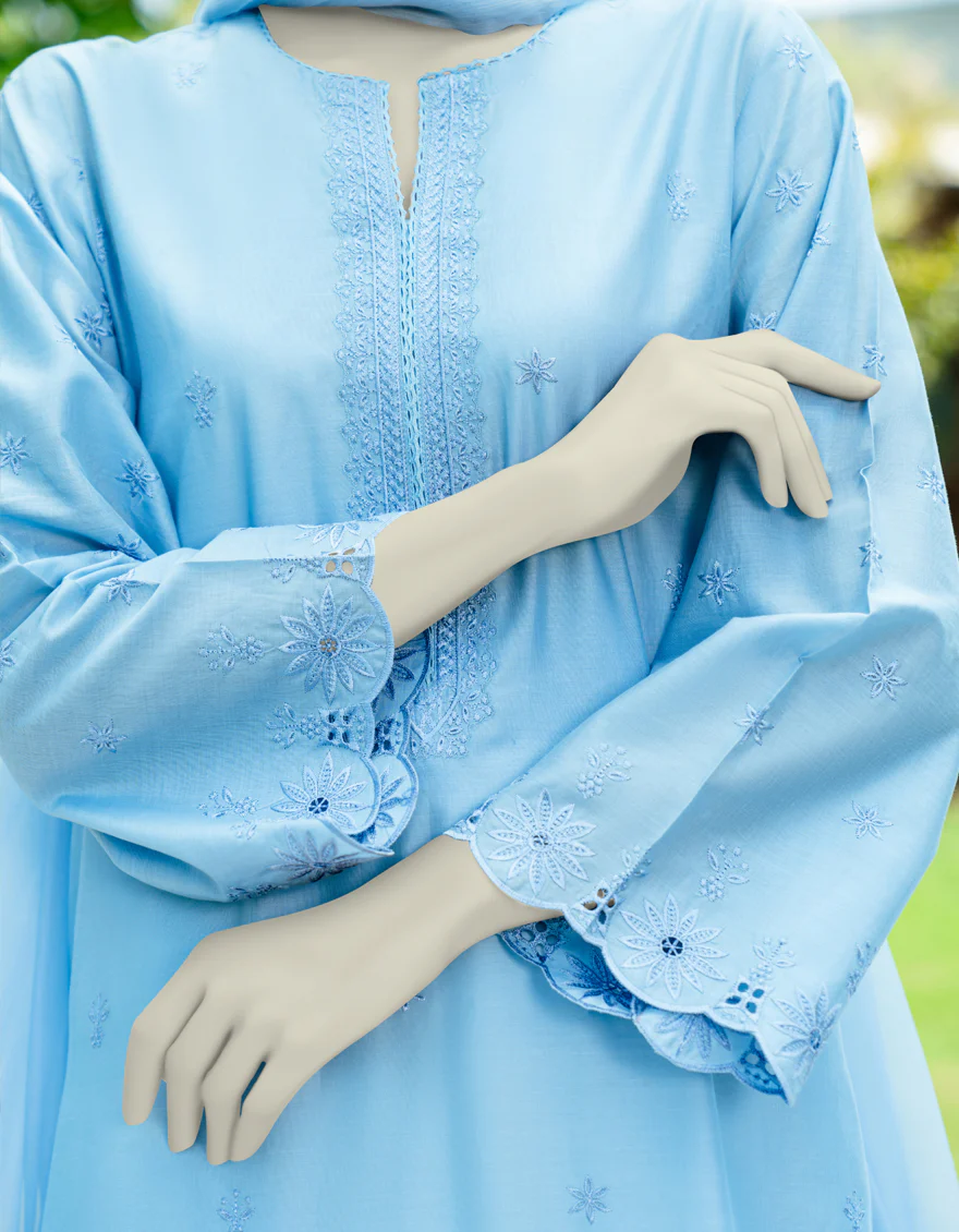 BLUE DYED 2PC STITCHED | JLAWN-S-JDS-25-1123/ - Image 3