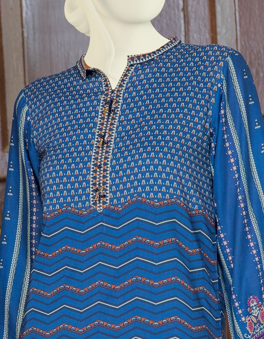 BLUE LAWN 2PC UNSTITCHED | JLAWN-S-JDS-US-21-1094/B RIBBON - Image 3