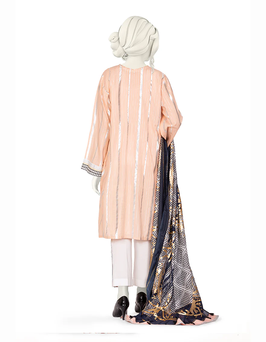 LAWN 2PC STITCHED | JLAWN-S-JDS-US-21-1101/S V-DROP - Image 3