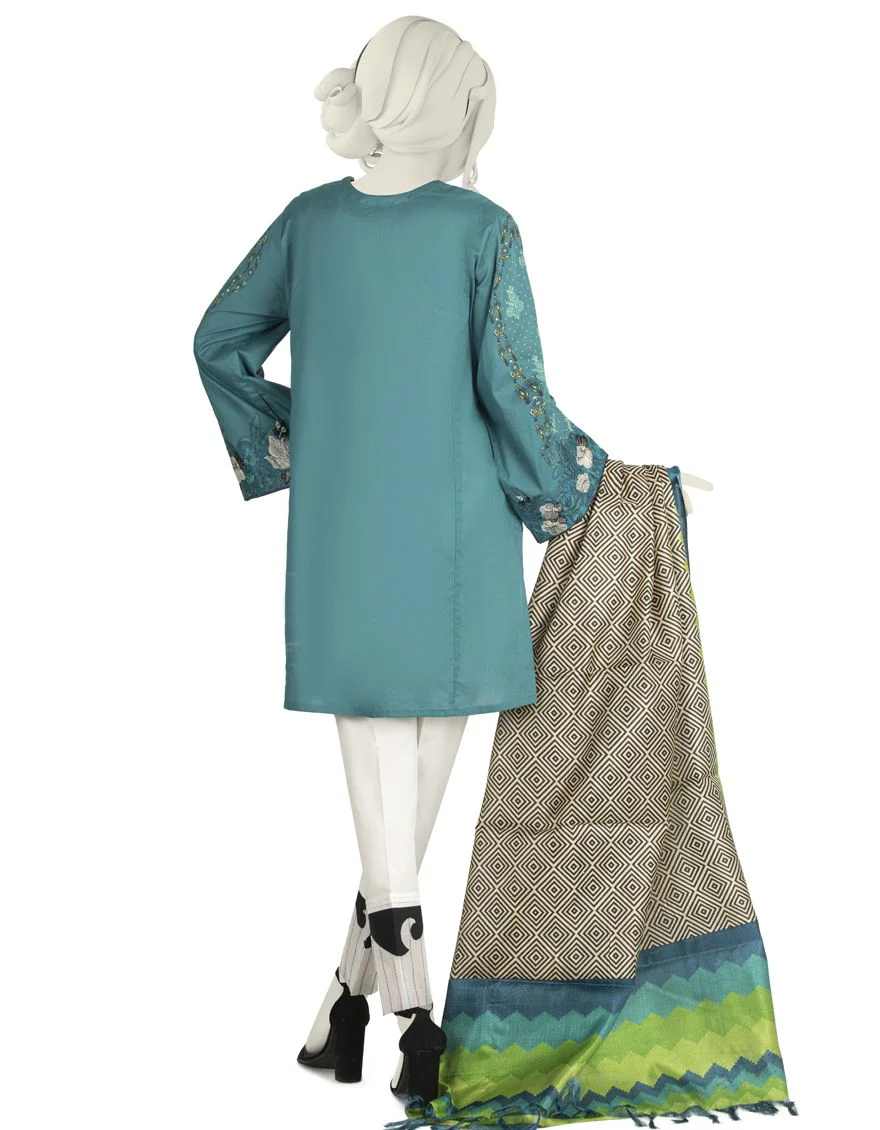 DARK GREEN 2PC STITCHED | JLAWN-S-JDS-US-22-1003/S APPLE - Image 2