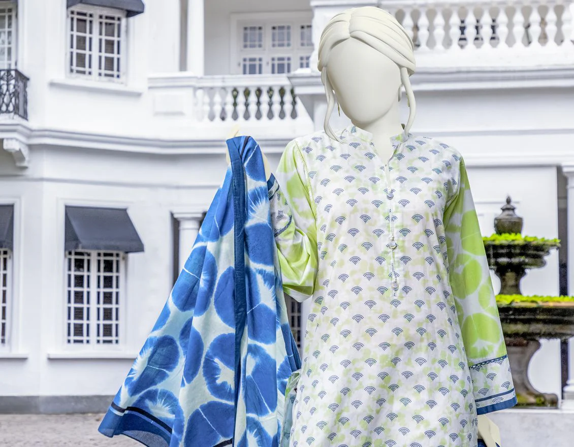 MULTICOLOR 2PC UNSTITCHED | JLAWN-S-JDS-US-22-1007 ELEGANTEA - Image 2