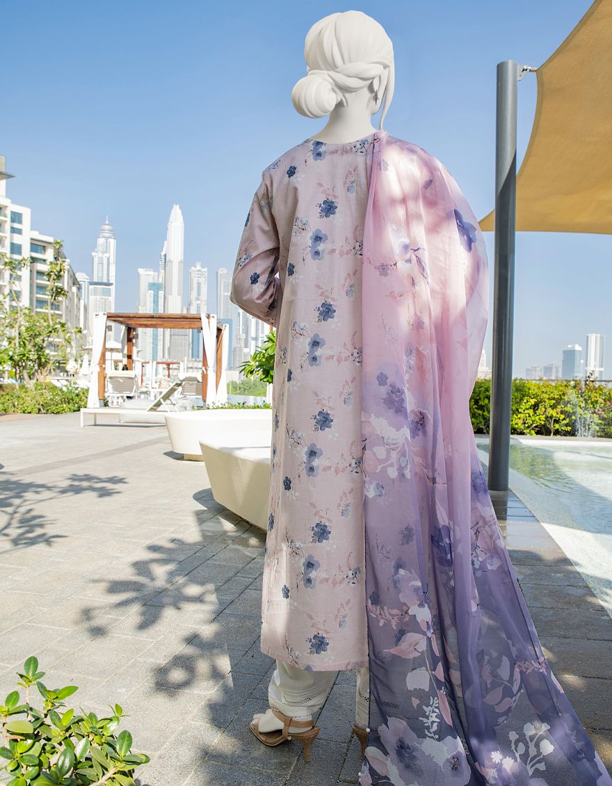 COOL BLUE LAWN 2PC UNSTITCHED | JLAWN-S-JDS-US-22-1024 NYX - Image 3