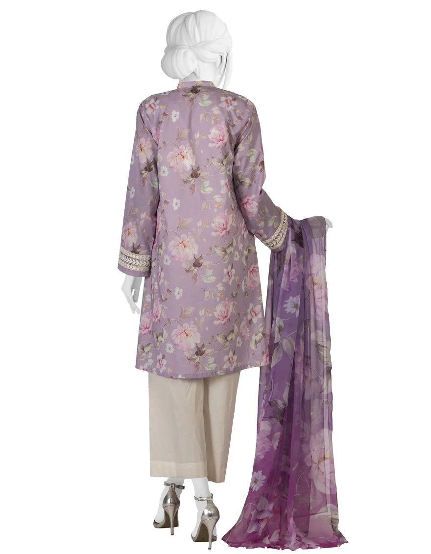 LILAC 2PC UNSTITCHED | JLAWN-S-JDS-US-22-1026 OPHELIA - Image 2