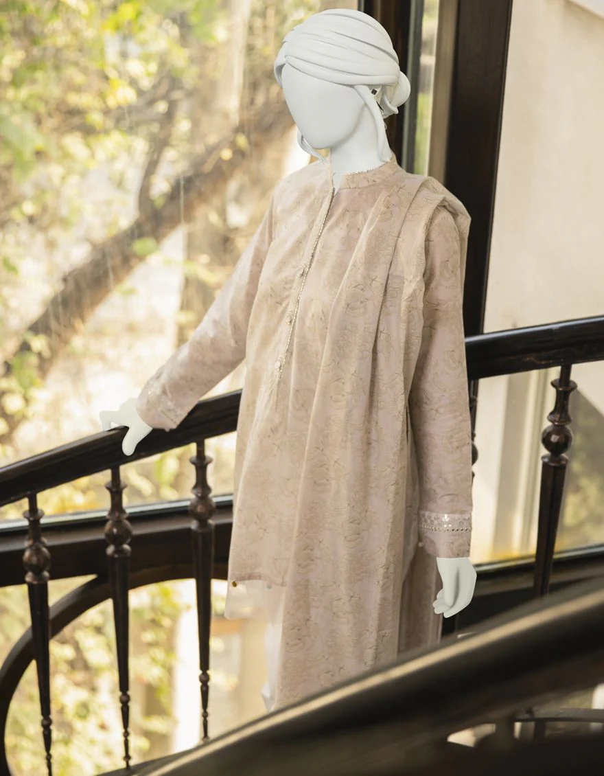 GREY LAWN 2PC UNSTITCHED | JLAWN-S-JDS-US-22-1035 ORENDA - Image 2
