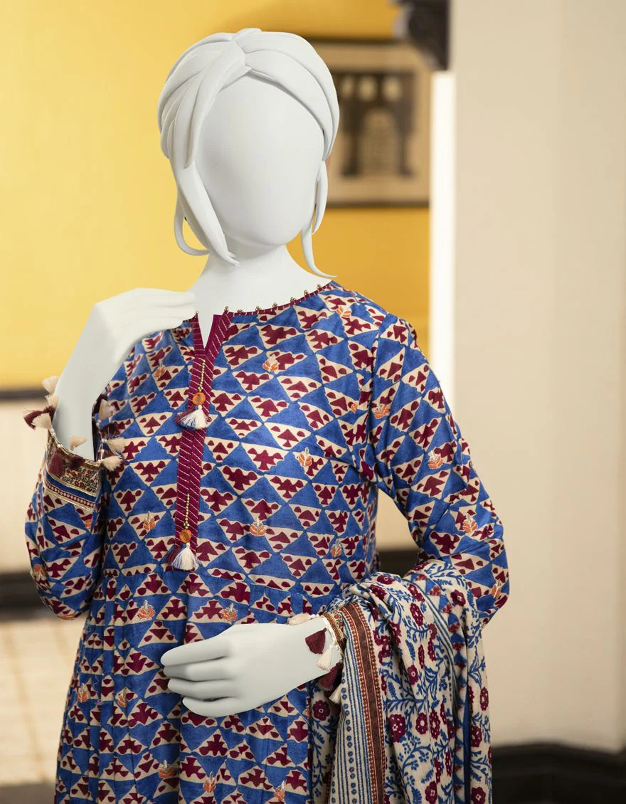 MULTICOLOR 2PC UNSTITCHED | JLAWN-S-JDS-US-22-1046 RENDITION (22-1063) - Image 3