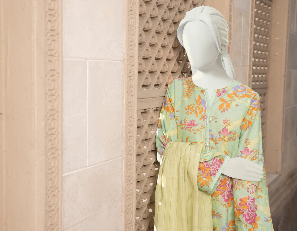 FEROZI LAWN 2PC UNSTITCHED | JLAWN-S-JDS-US-22-1053 PUFFIN - Image 3