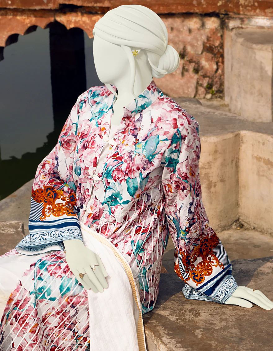 MULTICOLOR LAWN 2PC UNSTITCHED | JLAWN-S-JDS-US-22-1072 CANDY - Image 2