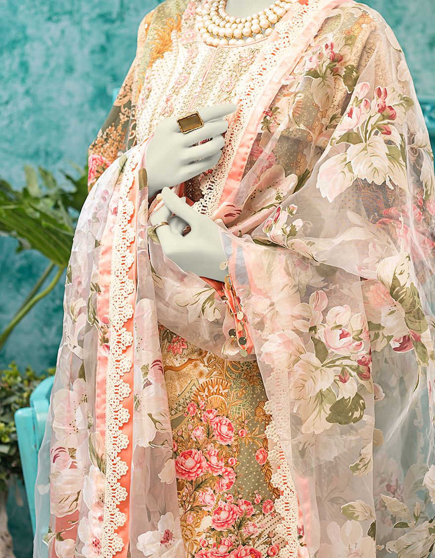 OFF WHITE LAWN 3PC UNSTITCHED | JLAWN-S-JPUS-US-21-009 JA-562 - Image 3