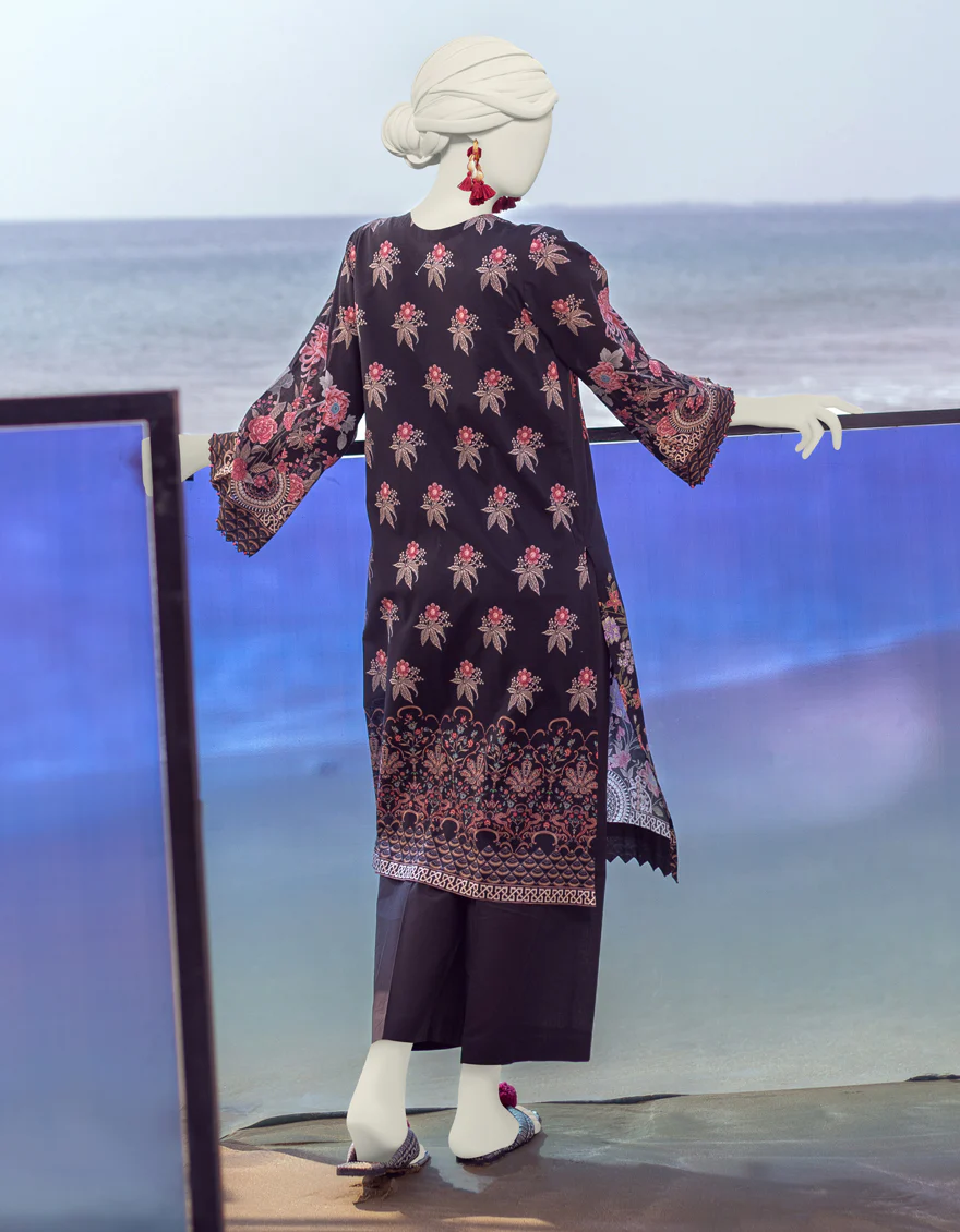 BLACK LAWN 2PC UNSTITCHED | JLAWN-S-JST-24-1619 - Image 2