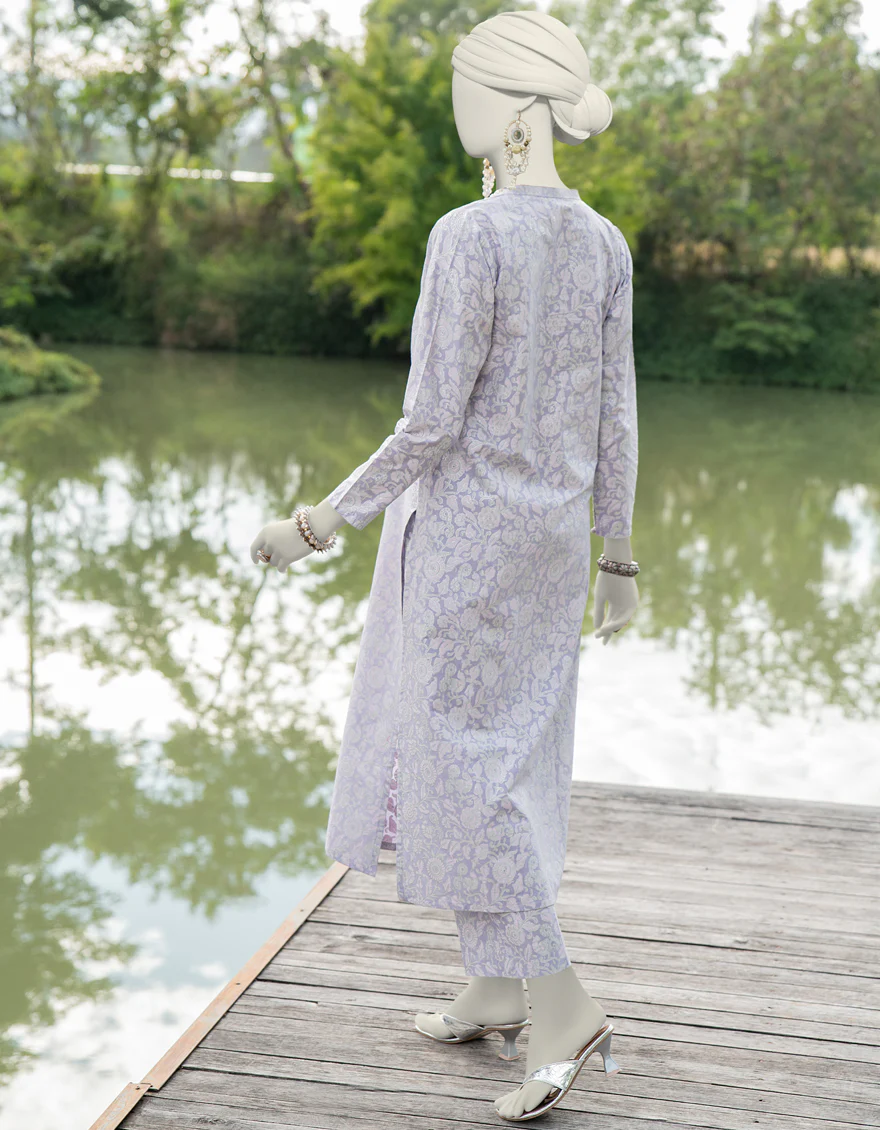 MAUVE LAWN 2PC UNSTITCHED | JLAWN-S-JST-24-1624 NAYAAB-01 - Image 2