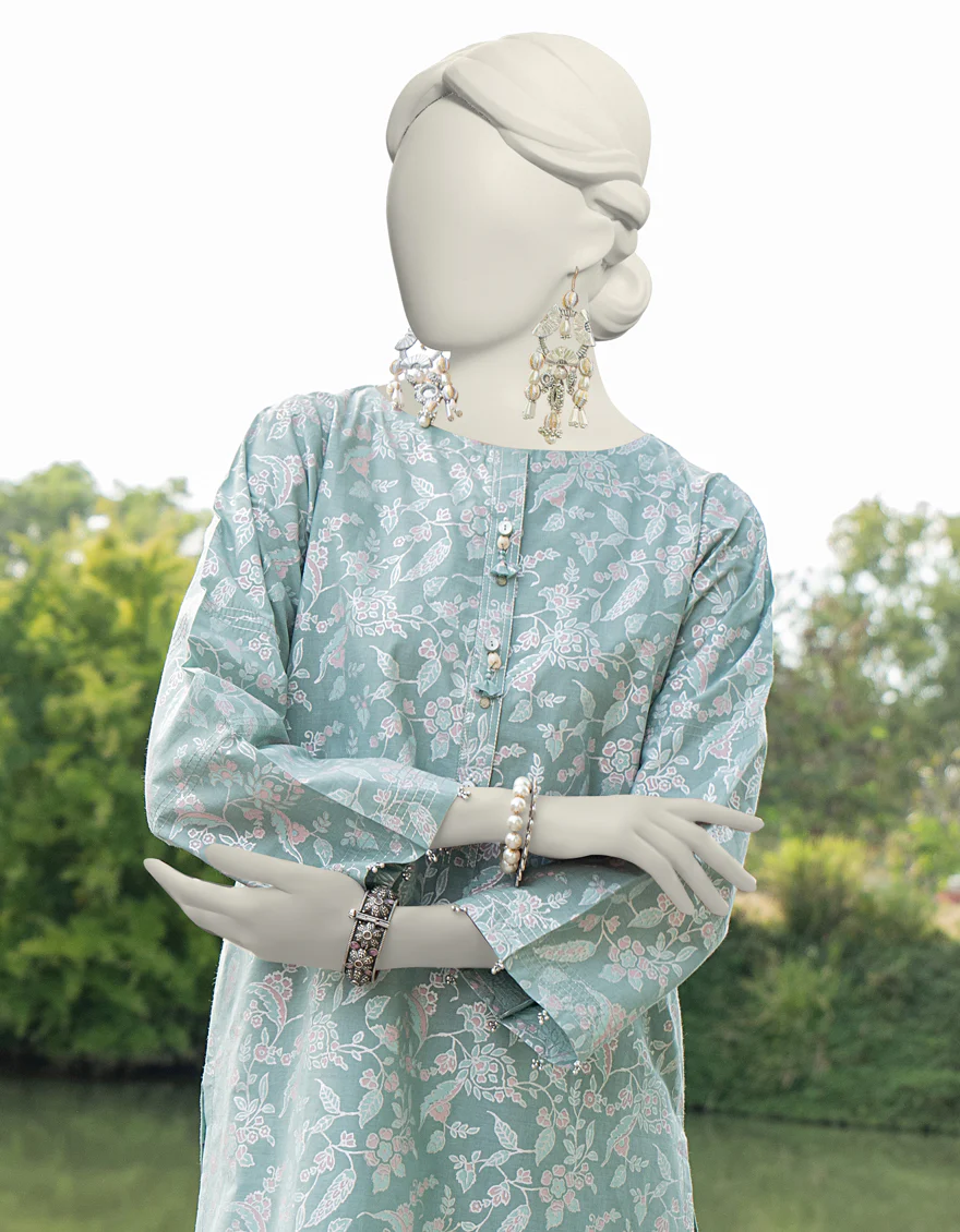 GREEN LAWN 2PC UNSTITCHED | JLAWN-S-JST-24-1626 NAYAAB-03 - Image 3