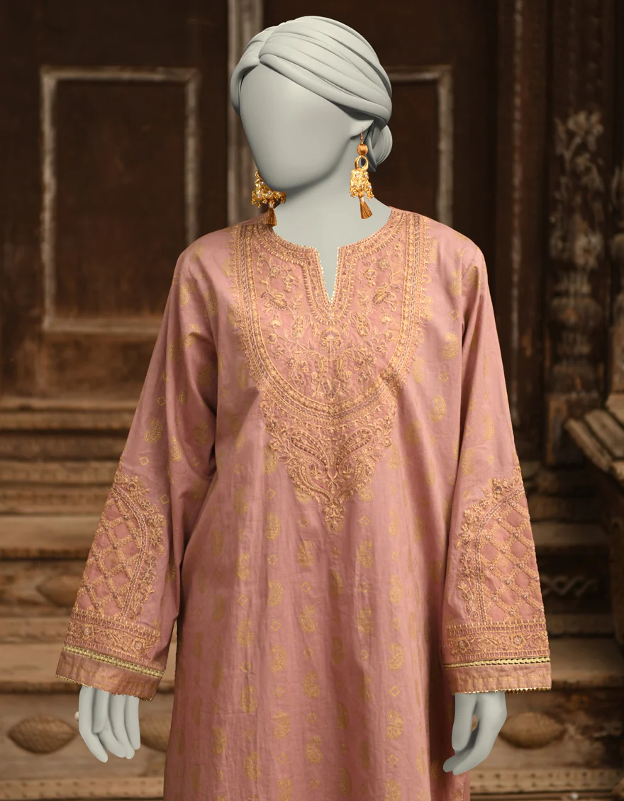 MAUVE LAWN 2PC STITCHED | JLAWN-S-JST-25-2010/S ZARI-2 - Image 3