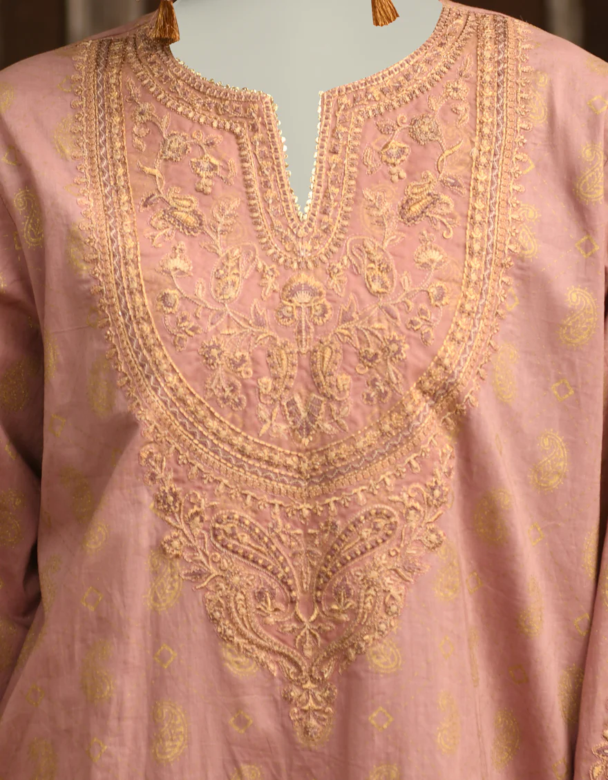 MAUVE LAWN 2PC STITCHED | JLAWN-S-JST-25-2010/S ZARI-2 - Image 4