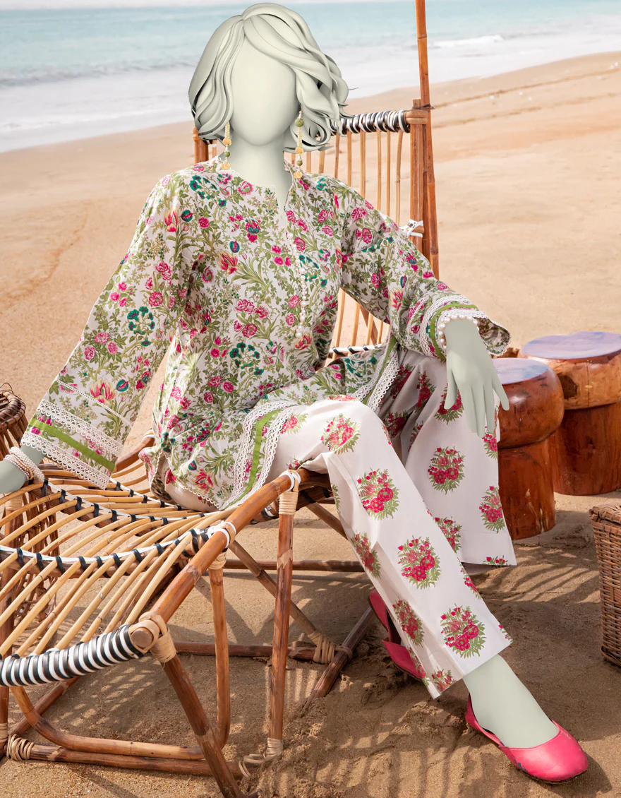 MULTICOLOR LAWN 2PC UNSTITCHED | JLAWN-S-JST-25-2029 CHINTZ-1 - Image 2