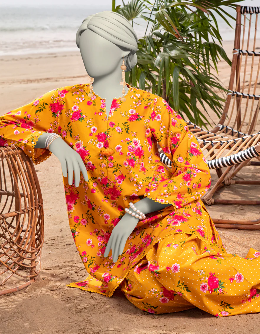 MULTICOLOR LAWN 2PC UNSTITCHED | JLAWN-S-JST-25-2031 CHINTZ-3 - Image 3