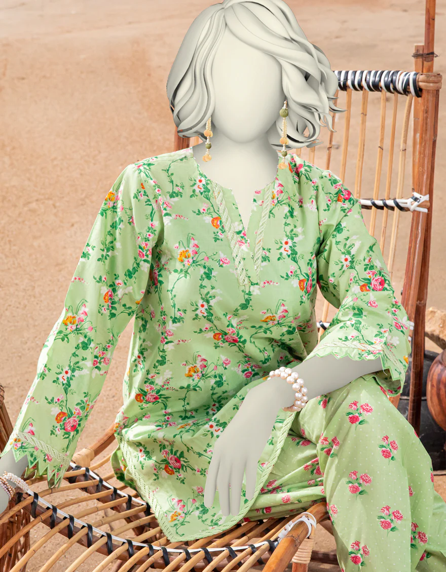 MULTICOLOR LAWN 2PC UNSTITCHED | JLAWN-S-JST-25-2032 CHINTZ-4 - Image 2