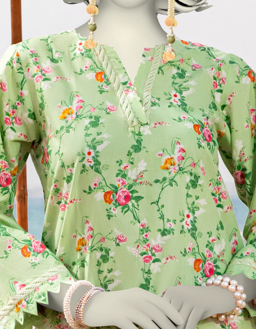 MULTICOLOR LAWN 2PC UNSTITCHED | JLAWN-S-JST-25-2032 CHINTZ-4 - Image 3