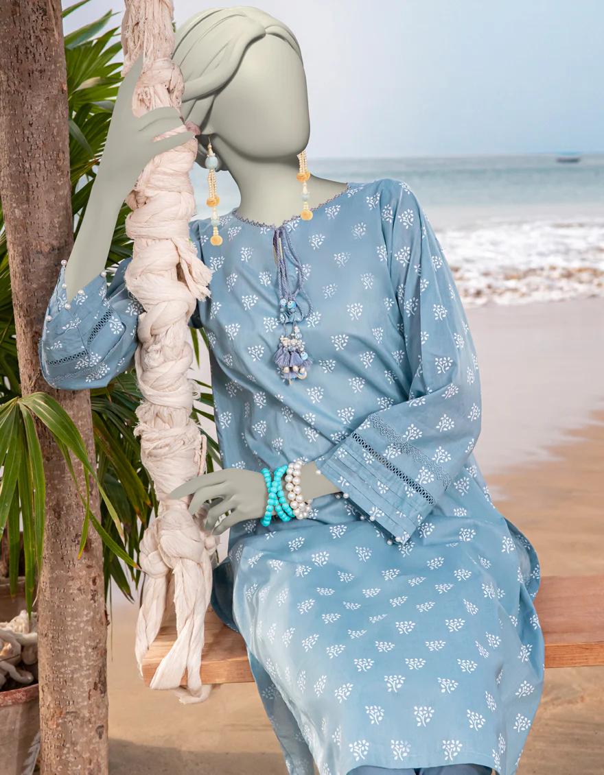 MULTICOLOR LAWN 2PC UNSTITCHED | JLAWN-S-JST-25-2042 FB/FLORA-2 - Image 2