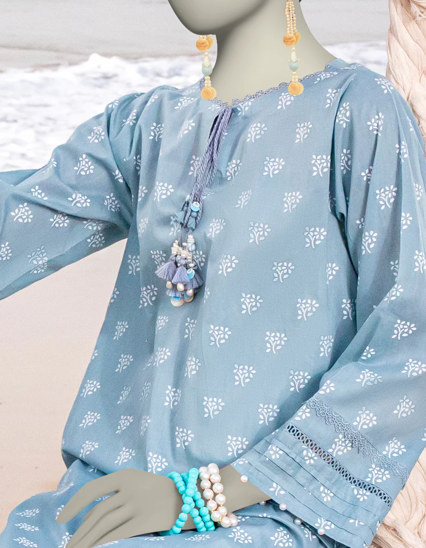 MULTICOLOR LAWN 2PC UNSTITCHED | JLAWN-S-JST-25-2042 FB/FLORA-2 - Image 3