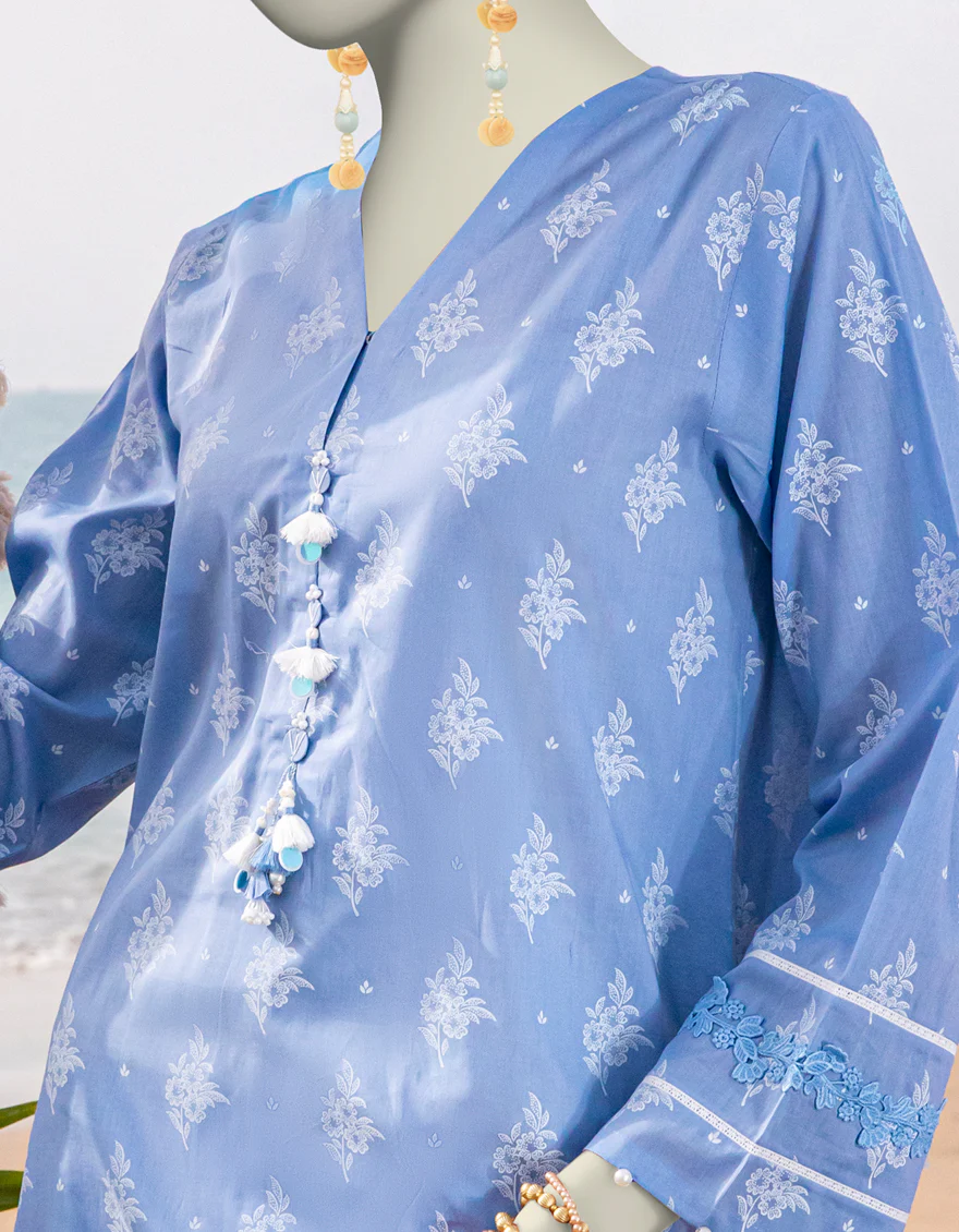 MULTICOLOR LAWN 2PC UNSTITCHED | JLAWN-S-JST-25-2046 FB/FLORA-6 - Image 3