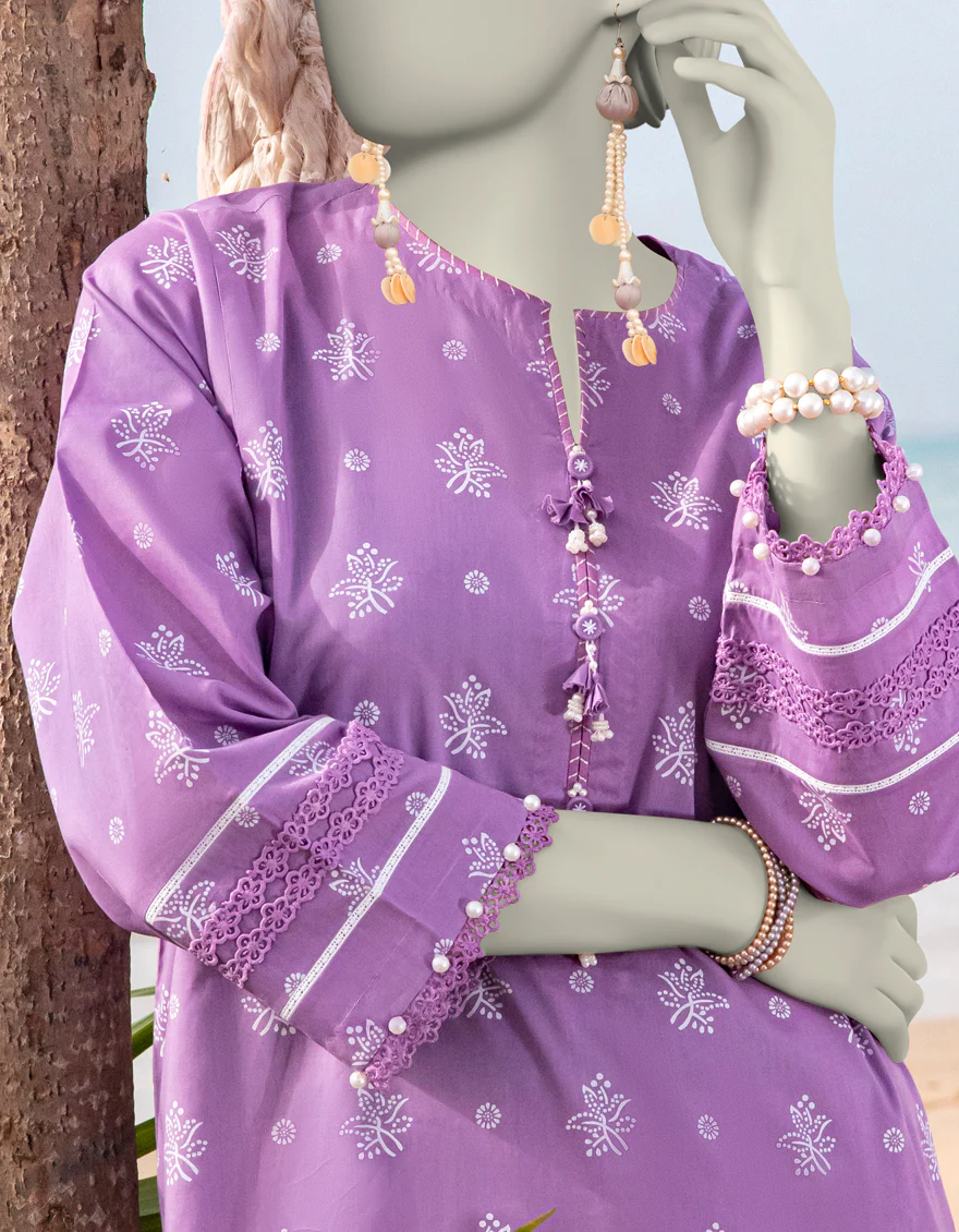 MULTICOLOR LAWN 2PC UNSTITCHED | JLAWN-S-JST-25-2047 FB/FLORA-7 - Image 3