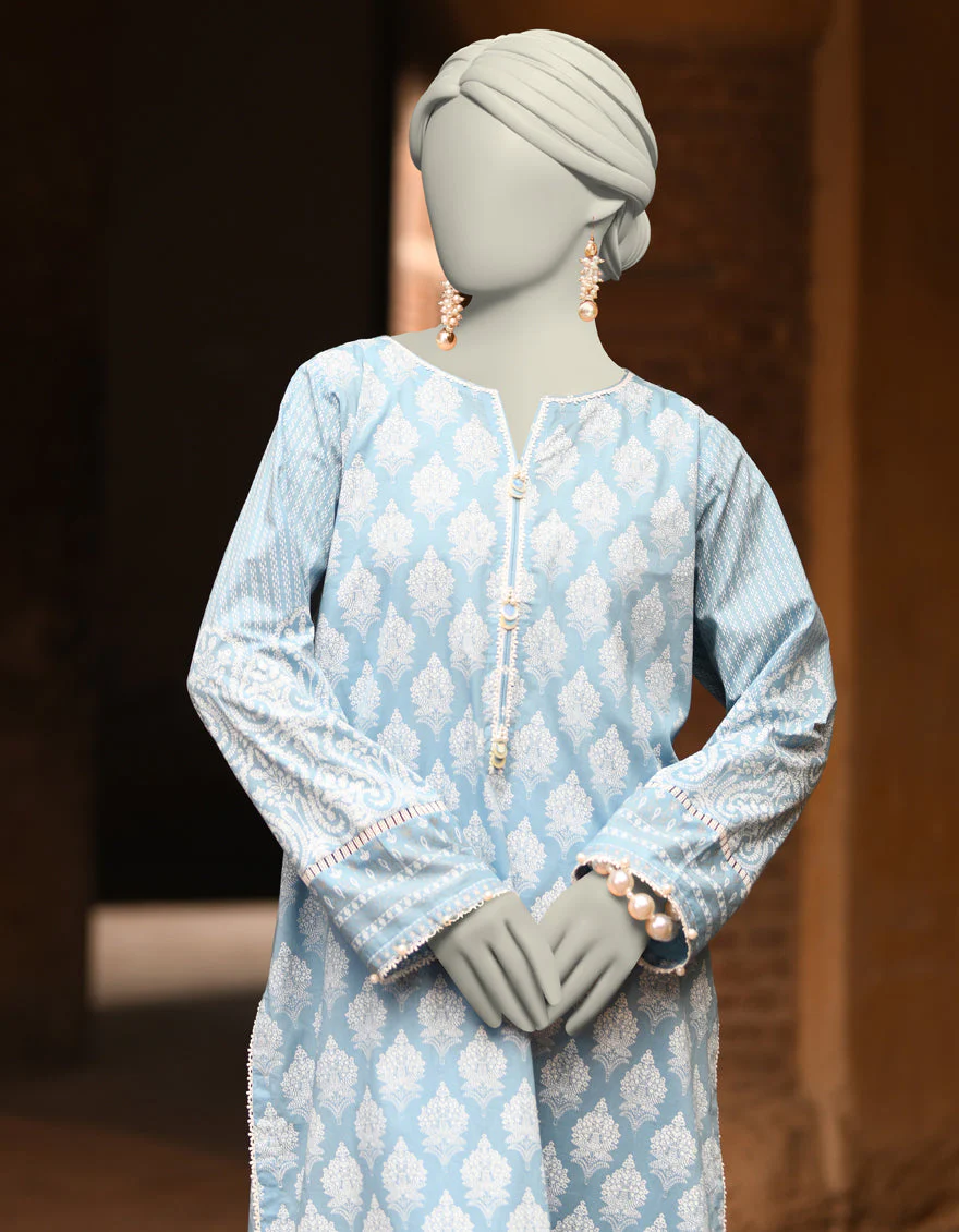 MULTICOLOR LAWN 2PC UNSTITCHED | JLAWN-S-JST-25-2052 PASTEL HUES-4 - Image 2