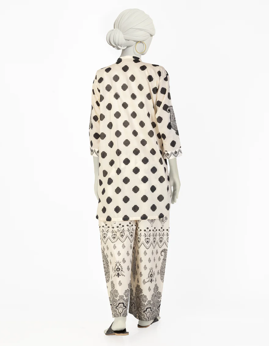 OFF WHITE LAWN 2PC STITCHED | JLAWN-S-JST-25-2059/ - Image 2