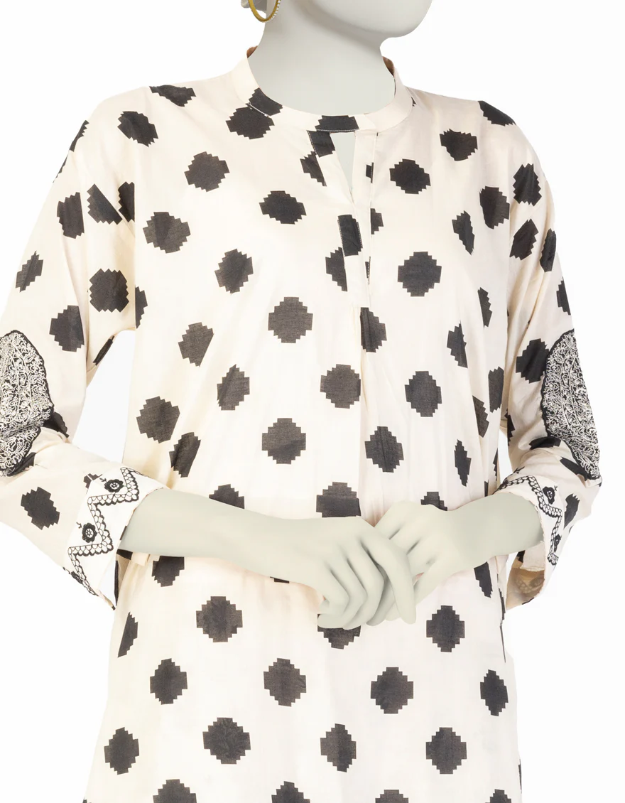 OFF WHITE LAWN 2PC STITCHED | JLAWN-S-JST-25-2059/ - Image 3