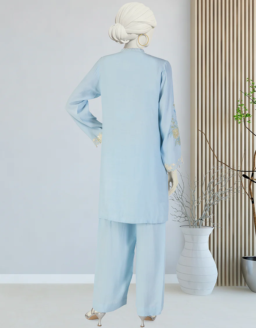 BLUE SILK 2PC STITCHED | JLAWN-S-JST-25-2060/ - Image 2