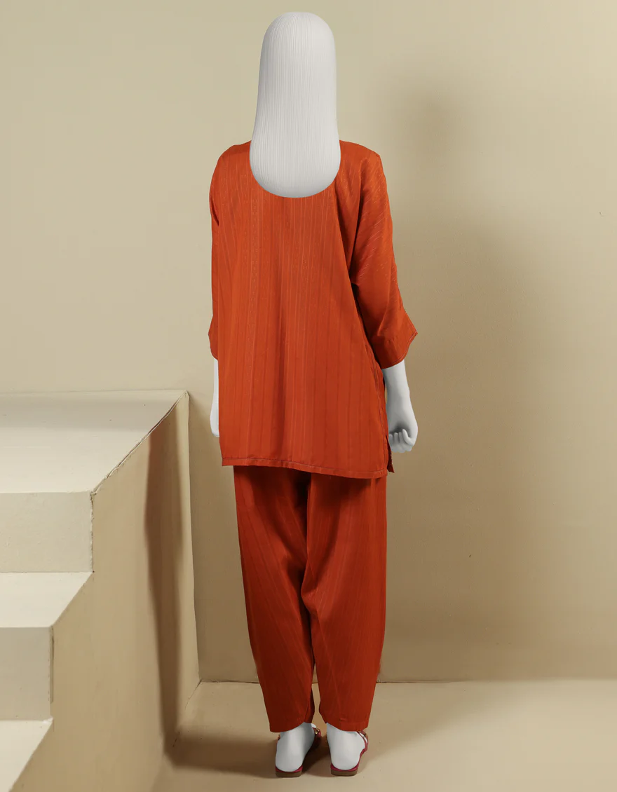RED DYED 2PC STITCHED | JLAWN-S-JST-25-2154/S MINIMALISTIC-01 - Image 2