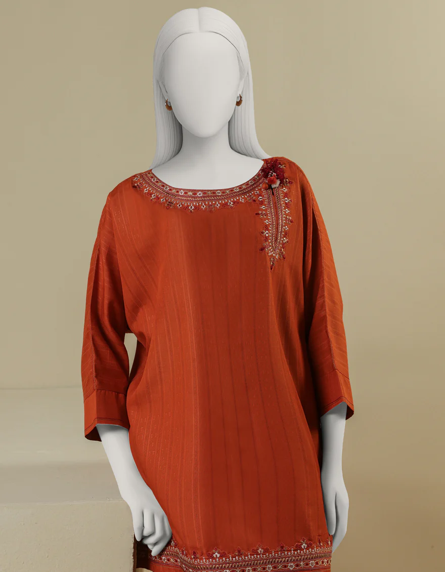 RED DYED 2PC STITCHED | JLAWN-S-JST-25-2154/S MINIMALISTIC-01 - Image 3