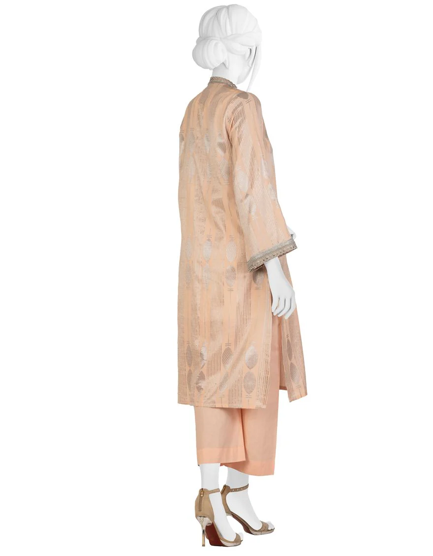 PEACH LAWN 2PC UNSTITCHED | JLAWN-S-JST-US-21-1623 FILLE - Image 2