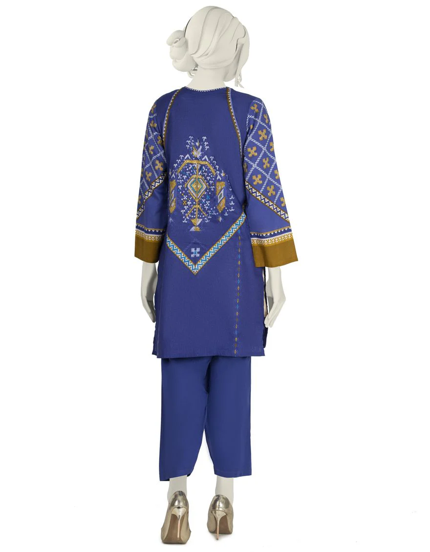 PURPLE LAWN 2PC STITCHED | JLAWN-S-JST-US-22-1602/S BLUE BELL - Image 2