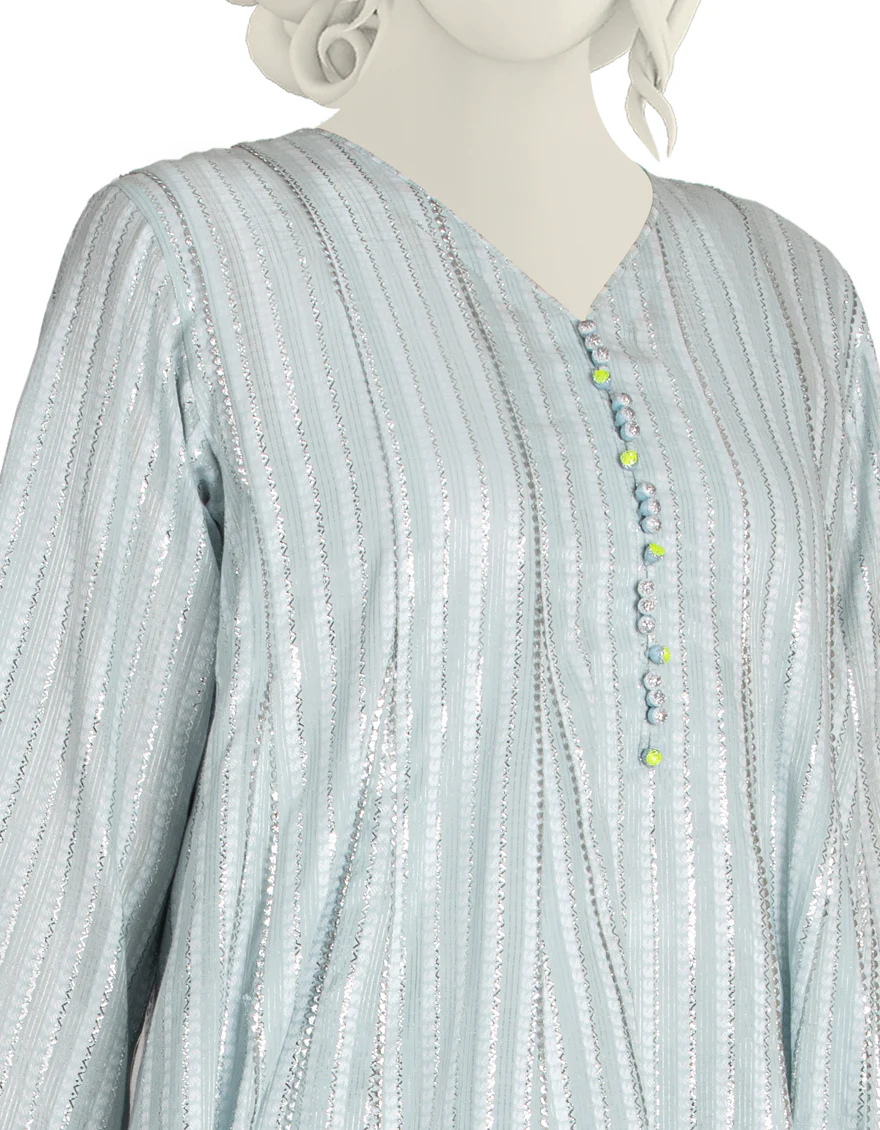 BLUE JACQUARD 2PC STITCHED | JLAWN-S-JST-US-22-1607/S ICE - Image 2
