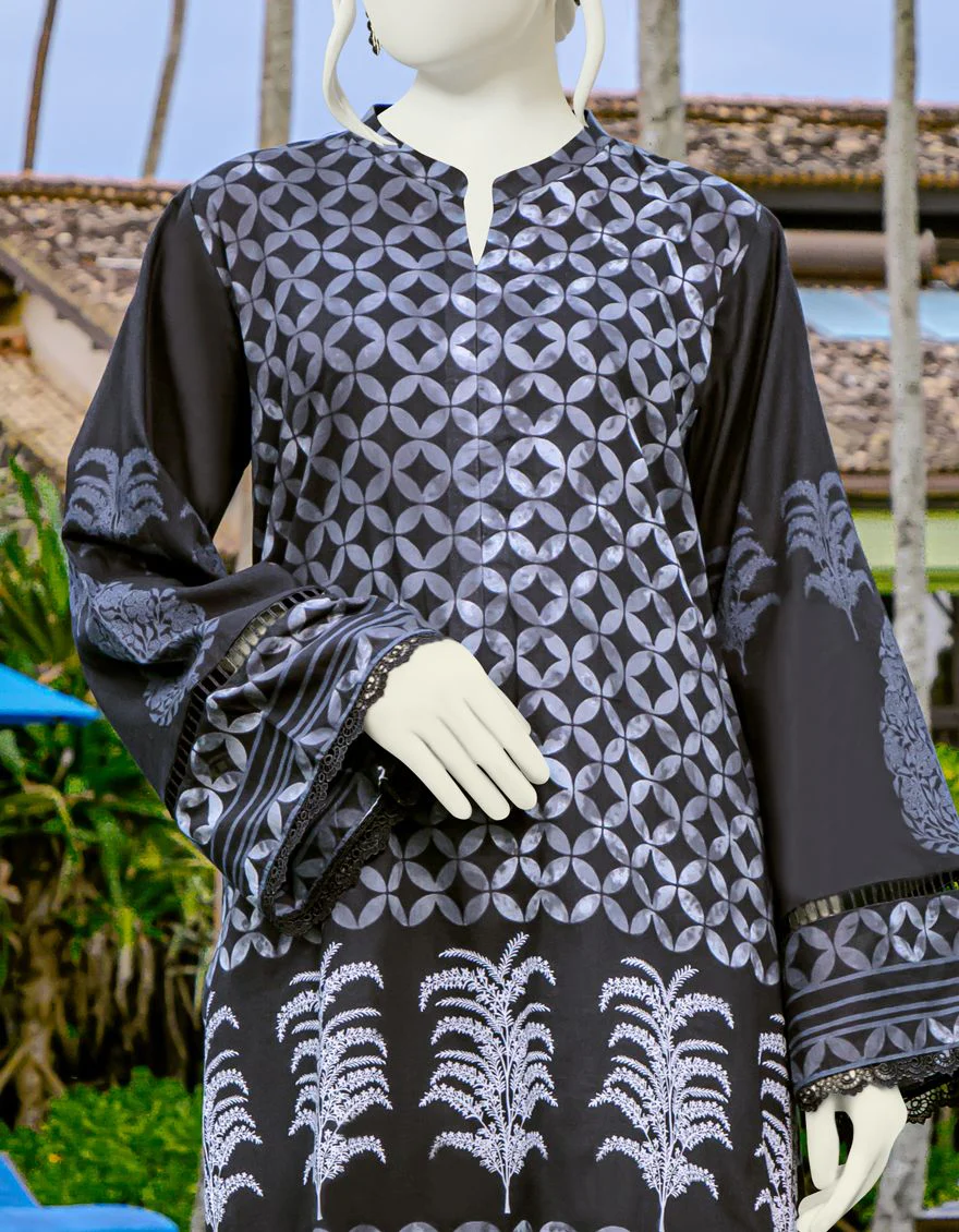 BLACK 2PC UNSTITCHED | JLAWN-S-JST-US-22-1610 BLACKY - Image 4