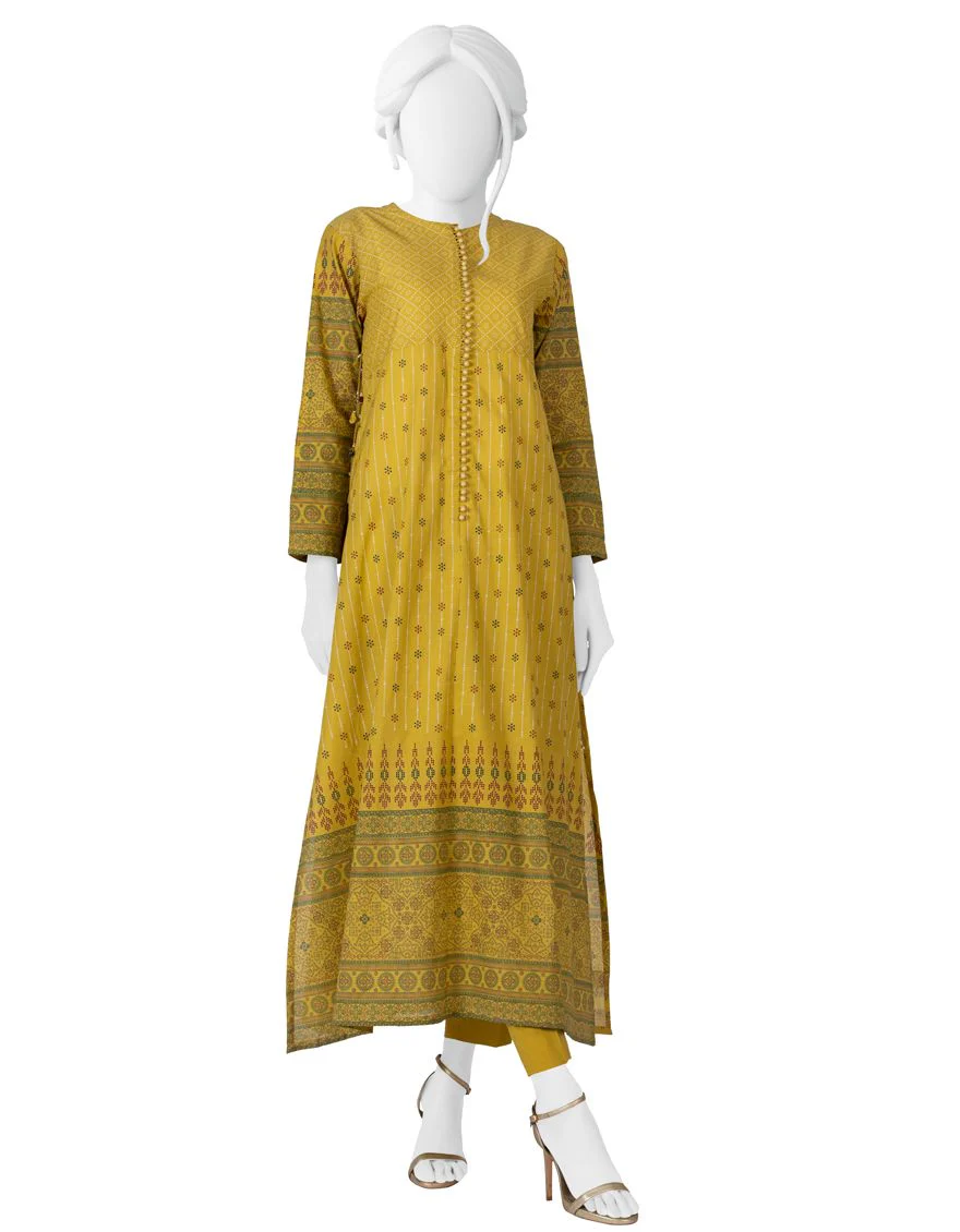 YELLOW 2PC UNSTITCHED | JLAWN-S-JST-US-22-1612 MAHAR-O-MAAH