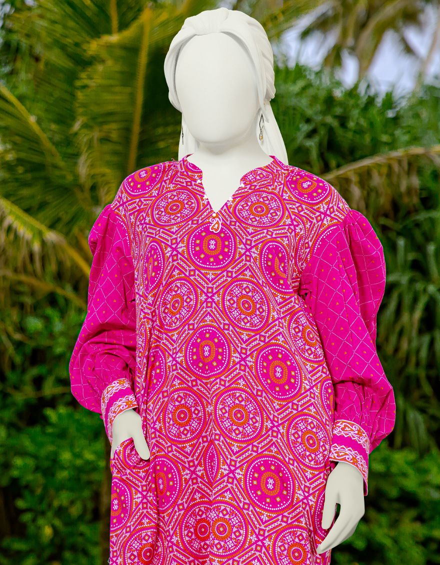 PINK 2PC UNSTITCHED | JLAWN-S-JST-US-22-1613 LAHZA - Image 2