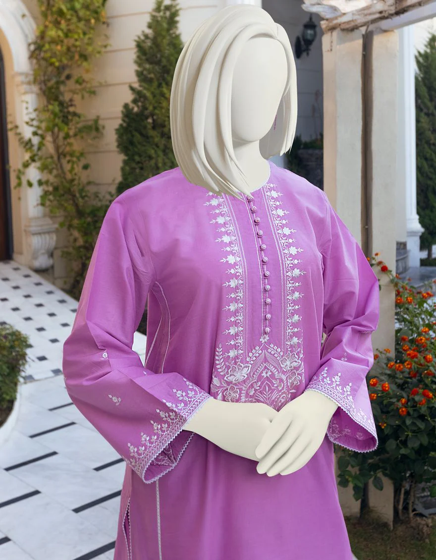 PINK LAWN 2PC UNSTITCHED | JLAWN-S-JST-US-22-1615 QUINCE - Image 3