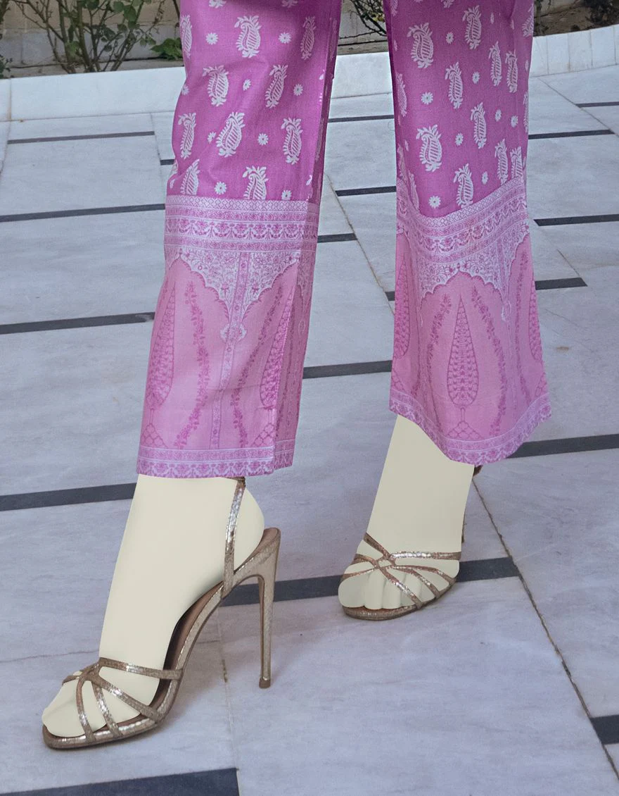 PINK LAWN 2PC UNSTITCHED | JLAWN-S-JST-US-22-1615 QUINCE - Image 4