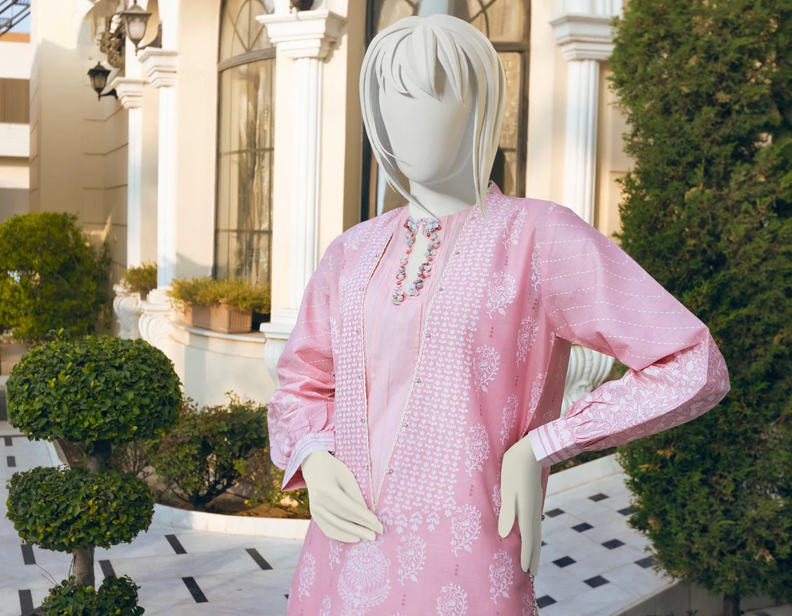 PINK 2PC UNSTITCHED | JLAWN-S-JST-US-22-1619 PINK BLOCK - Image 3