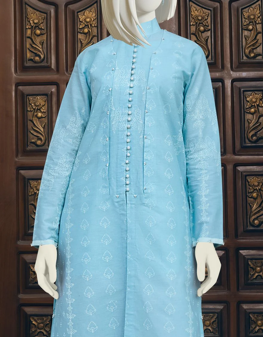 FEROZI 2PC UNSTITCHED | JLAWN-S-JST-US-22-1620 MINT - Image 2