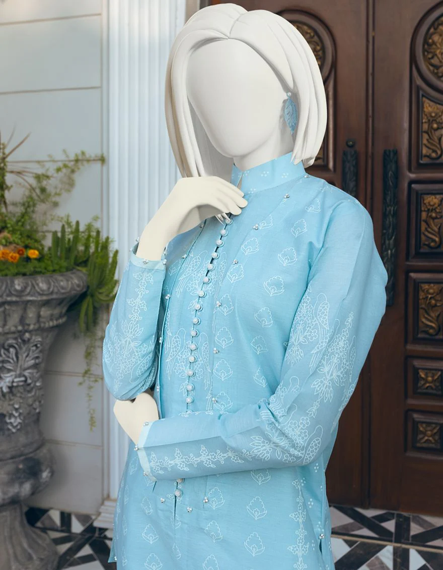 FEROZI 2PC UNSTITCHED | JLAWN-S-JST-US-22-1620 MINT - Image 3