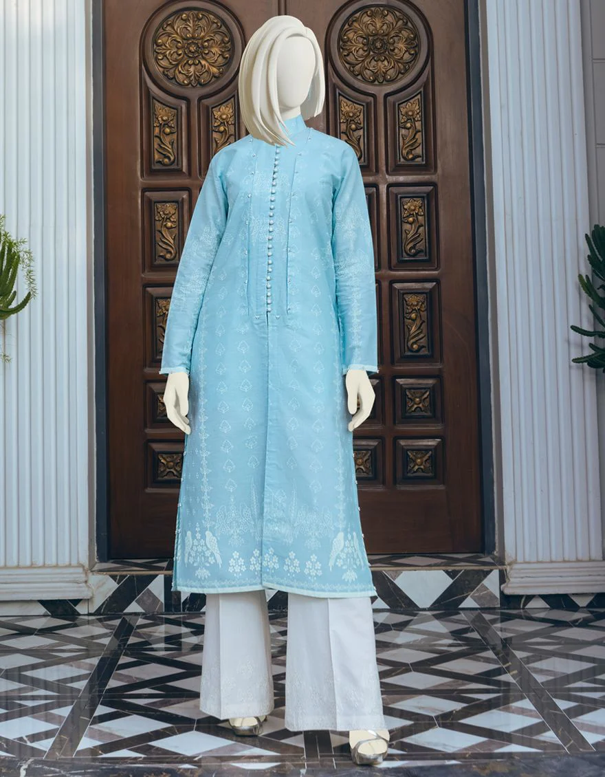 FEROZI 2PC UNSTITCHED | JLAWN-S-JST-US-22-1620 MINT - Image 4