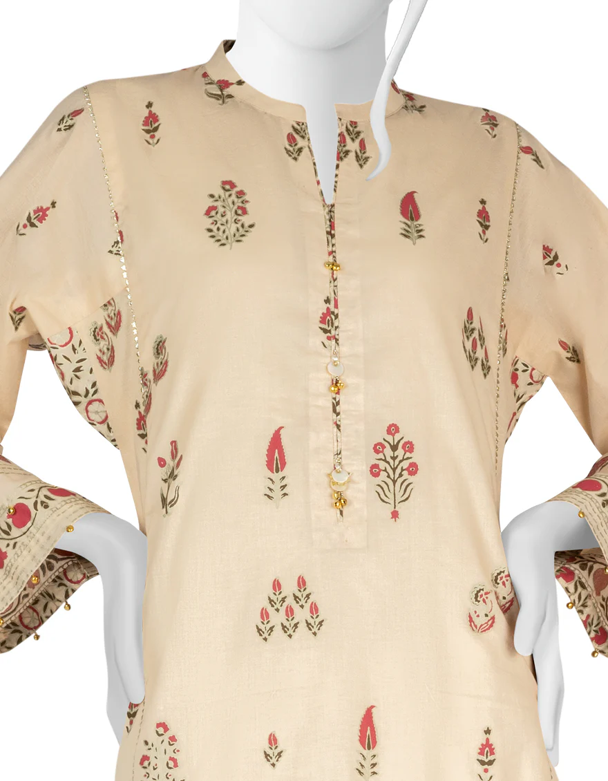 OLIVE-OFF WHITE LAWN 2PC UNSTITCHED | JLAWN-S-JST-US-22-1642 AITA - Image 3