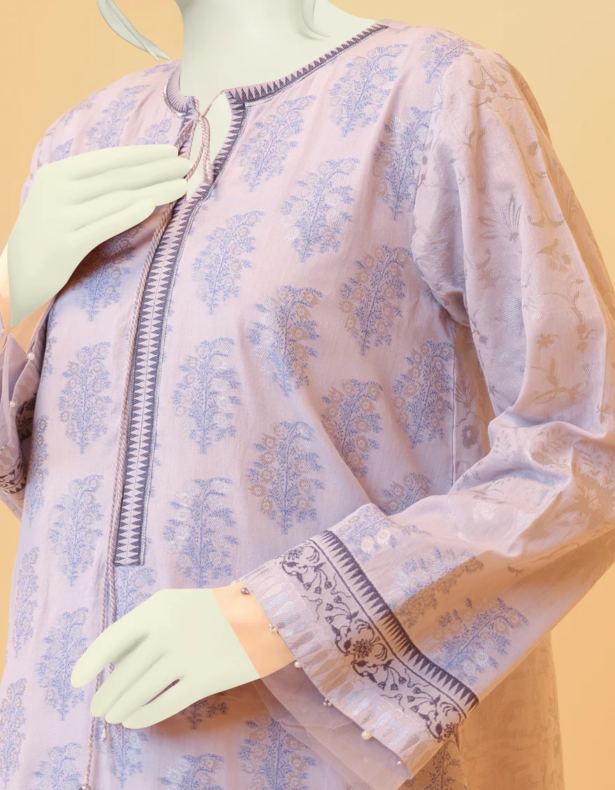 LIGHT BLUE LAWN 2PC UNSTITCHED | JLAWN-S-JST-US-22-1645 ZARDOR - Image 3